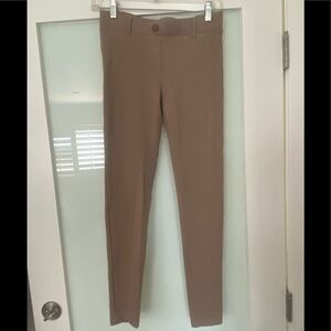 Betabrand Pants Womens XS Tan Classic Dress Yoga Ponte Knit Skinny Leg Capsule